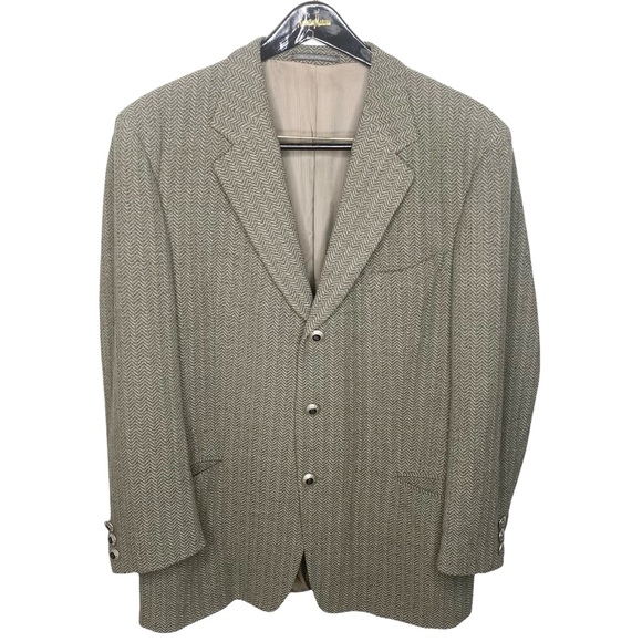 Ermenegildo Zegna Other - Ermengildo Zegna Soft ☀︎︎ Herringbone Tweed 3 Button Blazer ☀︎︎ Y2K Vibe ☀︎︎ 44R